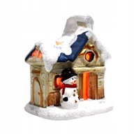 Vianočné mini remeslá LED House Snow