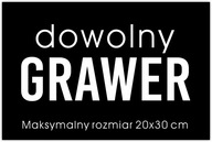 Gravírovaný tanier GRAWER s ľubovoľným textom