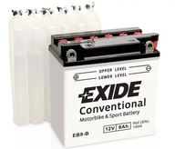 EXIDE BATÉRIA NA BICYKEL 12V 9A/120A +L EB9-B/CEN