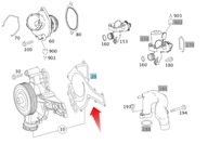 TESNENIE VODNÉHO ČERPADLA MERCEDES M272 M273 2722010280