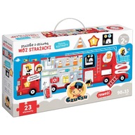 Puzzle CzuCzu FIRE TRUCK s otvorom 2+