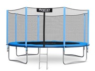 Záhradná trampolína 15 stôp/465 cm s vonkajšou sieťou