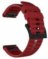 22 mm QuickFit remienok Garmin Fenix ​​​​5 6 7 Red