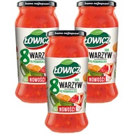 Łowicz omáčka z 8 druhov zeleniny na provensálsky spôsob 3 x 500 g