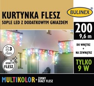 BULINEX Záves FLESZ cencúle LED 200L viacfarebné