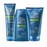 Kozmetická sada AVON pre mužov 3v1 šampón + gél na holenie + balzam