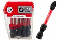 Hrotové bity MILWAUKEE PZ2 x 50 SHOCKWAVE 10 ks