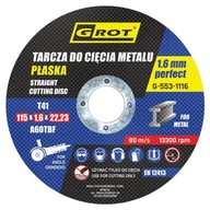 PLOCHÝ DISK T1A 115*1,6*22 SADA 10 HROT