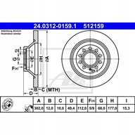 ATE Power Disc Audi A6 2.4 Quattro '05- zadný