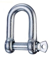 Shackle Shackle Shackle M10 Rovný obyčajný skrutkovací kolík 10 mm - 10 kusov