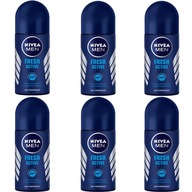 NIVEA Men Antiperspirant Fresh Roll-on 6*50ml