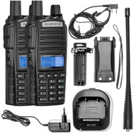 2X WALKIE TALKIE KRÁTKOLVLNÝ RÁDIO TELEFÓN Baofeng UV-82 8W 10 HP NOVINKA