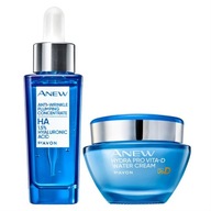 AVON Anew sérum s kyselinou hyalurónovou. + Krém s vit. D