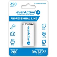 BATÉRIA 9V everActive professional 6F22 320mAh