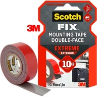 Montážna páska Scotch Fix Extreme 19mm/1,5m čierna