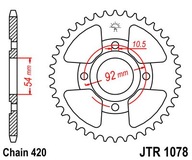 JT JTR1078.47 ZADNÉ OZUBENÉ KOLO