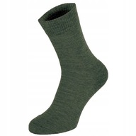 Vlnené ponožky MERINO olivovo zelené 39-41