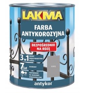 FARBA NA HRDZU ANTYKOR 3v1 SIVÁ 0,75L LAKMA