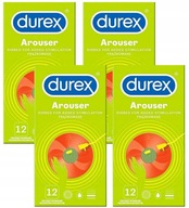 DUREX AROUSER CONDOMS 48 ks Rebrovaná krabička