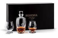 Súprava koňaku z krištáľového brandy Bohemia Desire s karafou CRYSTAL