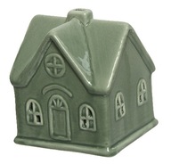 PORCELÁNOVÝ DOMČEK ROZTOMNÁ VIANOČNÁ STOJACIA POSTAVIČKA 10X8,5X7,5CM