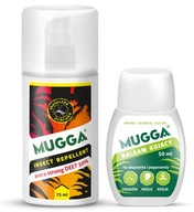 MUGGA STRONG MUGGA STRONG SPREJ NA KOMÁRY + MUGGA BALM BITE GEL