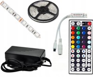 KIT 8m RGB LED pásik, driver 44 HQ napájanie