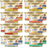 PURINA Gourmet Gold mokré krmivo pre mačky, mix príchutí 24x85g