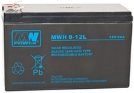 BATÉRIA AGM VRLA MW POWER MWH MWH9-12L 12V 9AH MWH9 UPS NAPÁJANIE