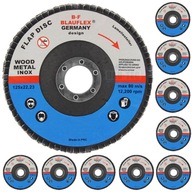 10X BLAUFLEX SLAP 125 #80 INOX BLADE DISC