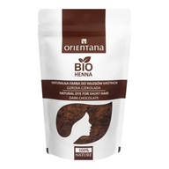 Orientana Bio henna farba na vlasy, tmavá čokoláda.