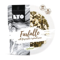 Lyo Food Farfalle v špenátovo-syrovej omáčke 500g veľké balenie, vegetariánske