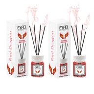 Sada X2 Red Angel Eyfel Glass Difuser s palicami 120 ml