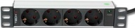 POWER STRIP RACK 10 1U 250V/16A 4X SCHUKO