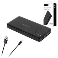 Power banka 10000mAh 2xUSB USB-C kábel KrugerMatz