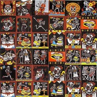 Skeleton Wall Tiles Patchwork 30ks-Catrina