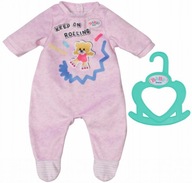 Narodenie dieťaťa. Onesie/onesie pre bábiku 36 cm, ružová