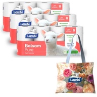 Lambi BALSAM PURE / BALSAM WINTER toaletný papier 3W - 8 roliek