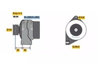 ALTERNÁTOR (14V, 85A) FIAT 500, 500 C, B