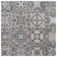 PVC koberec 2m Gumolit Thick Strong Pattern Rustic Tiles Grey