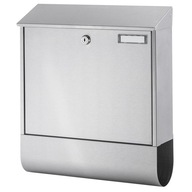 Prisadený box s držiakom na noviny RUBIN 250 - INOX