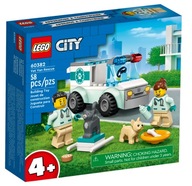 LEGO CITY 60382 Veterinárna ambulancia Pes Mačka 4+