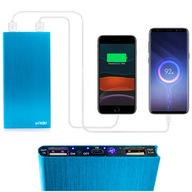 POWER BANKA SLIM 20000mAh S MICRO USB ALU DIÓDAMI