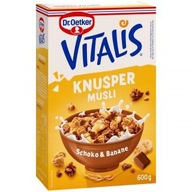 DR.OETKER VITALIS KNUSPER MUSLI SCHOKO BANÁN 600g