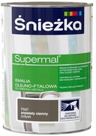 Śnieżka Supermal olejovo-ftalový email ASH DARK F597 lesk 0,8L