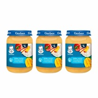 GERBER Dezert Jablká, mango s tvarohom 3x190g