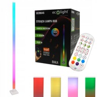 RGB SMART hudobná stojaca stojaca lampa S APLIKÁCIOU TUYA, BIELA ​​+ DIAĽKOVÉ