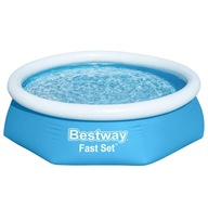 BESTWAY NAFUKOVACÍ BAZÉN RÝCHLA SET OKRUHOVÁ 244X66CM 57265