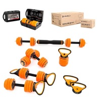 Cvičebný set 6v1 Činky Barbell Barbell 15KG