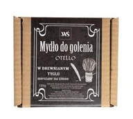 Prírodné viedenské mydlo na holenie Otello v drevenom tégliku